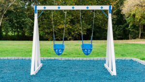 Toddler swing beams are perfect for little ones! Best suited for infants and toddlers. Sets can have two to six swing positions.